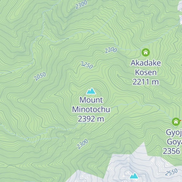 Map of Mount Minotochu