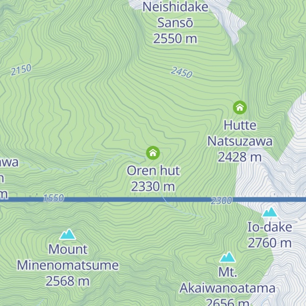 Map of Oren hut