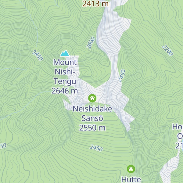 Map of Neishi-dake