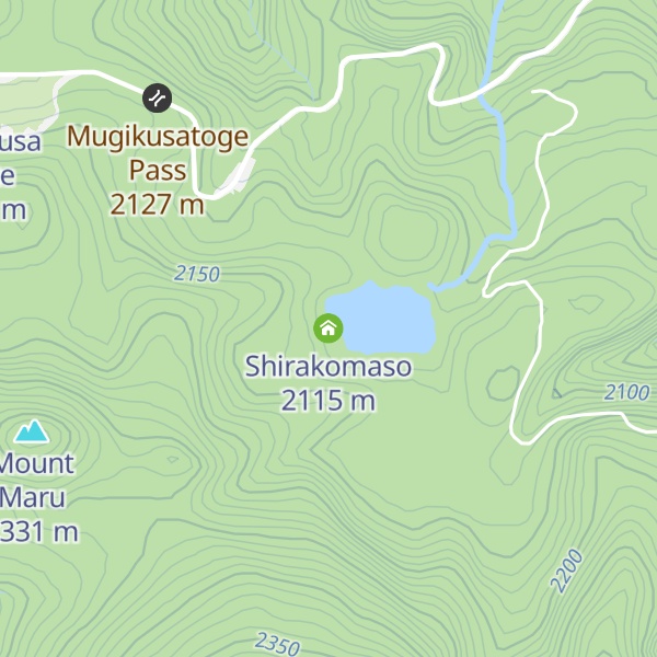 Map of Shirakomaso