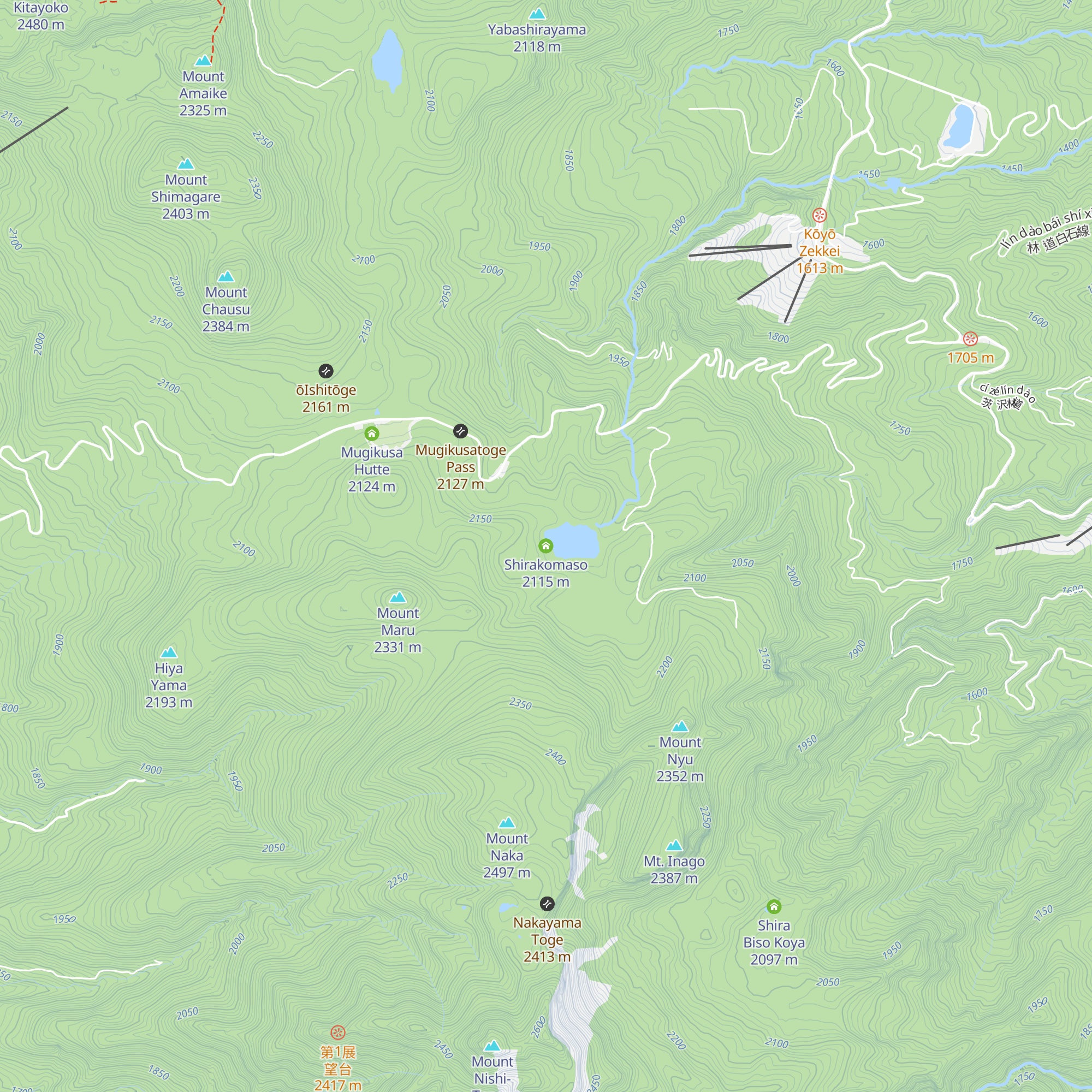 Shirakomaso map