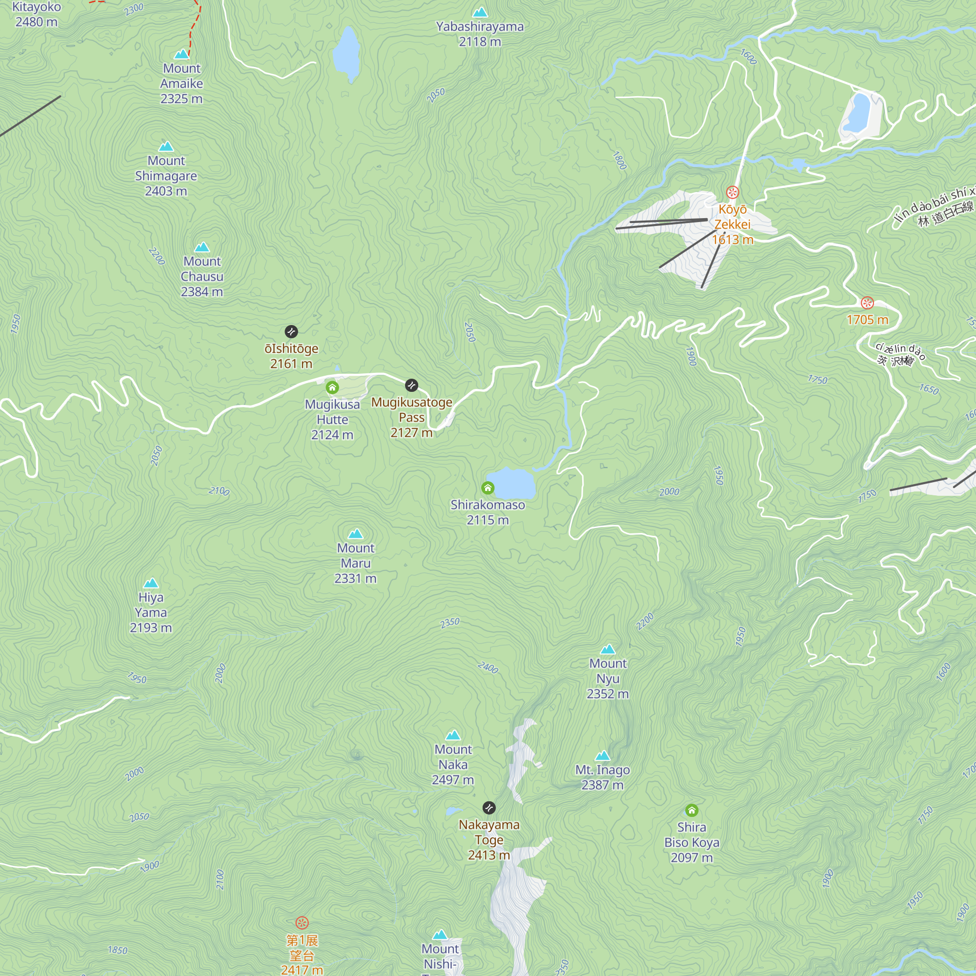 Shirakomaso map