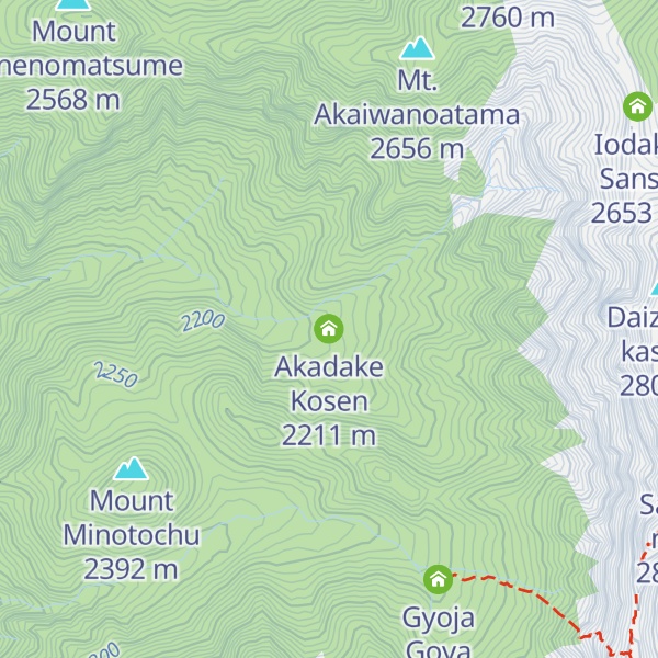 Map of Akadake Kosen