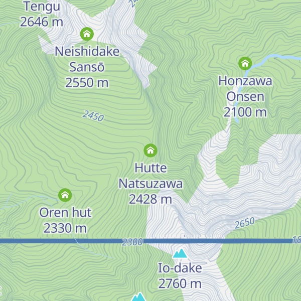 Map of Hutte Natsuzawa