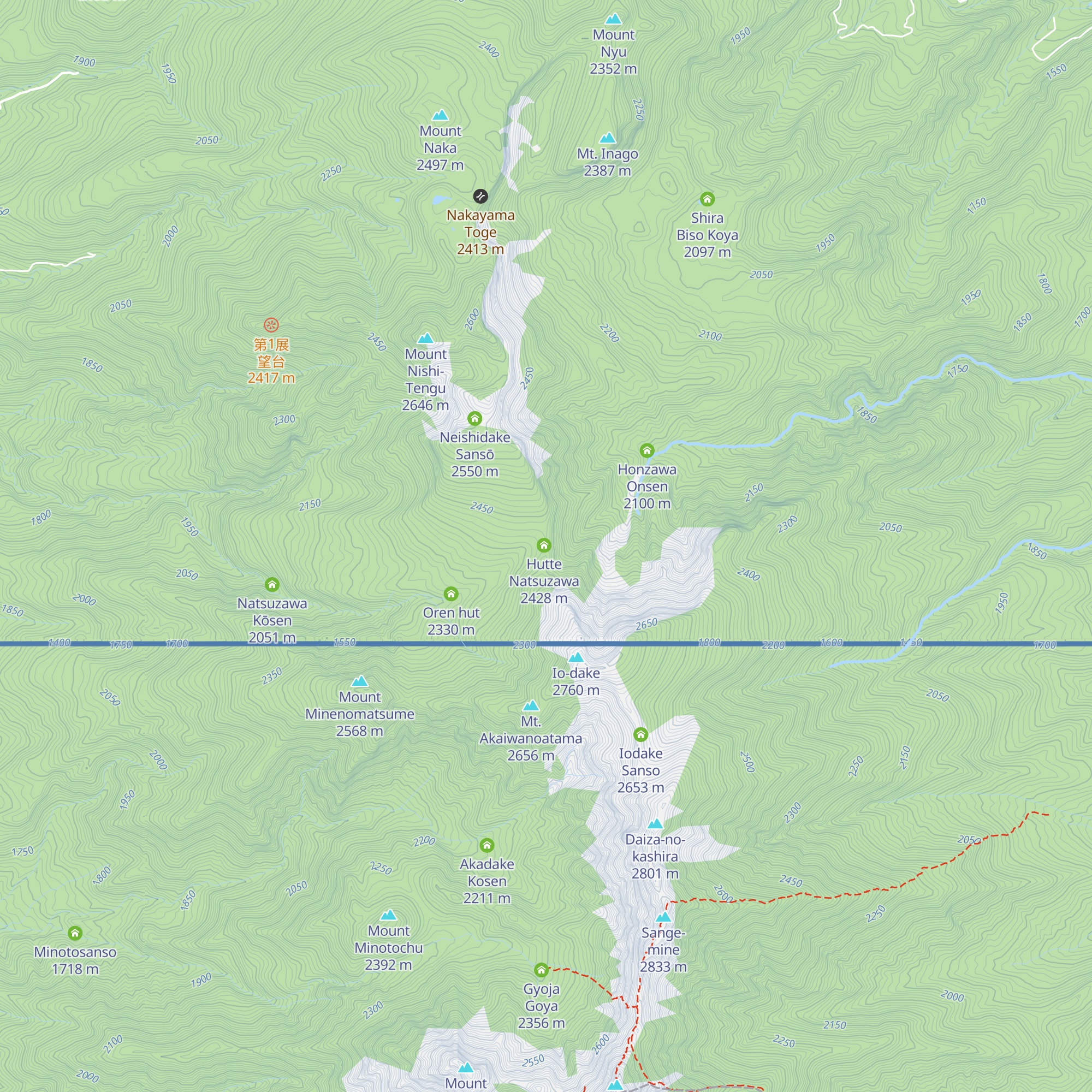 Yamabikoso map