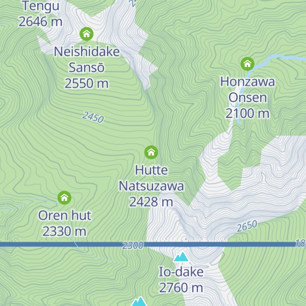 Map of Yamabikoso