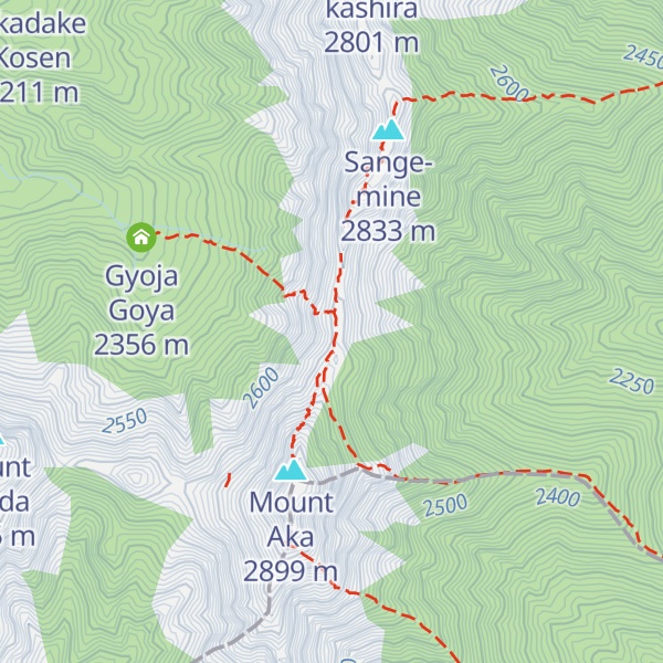 Map of Jizo-no-kashira