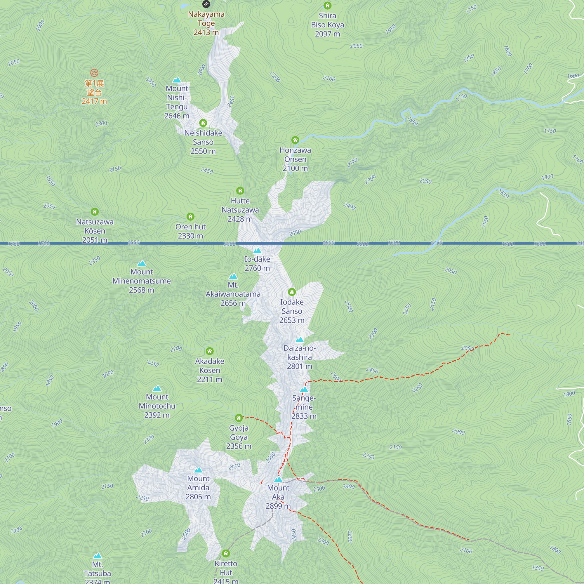 Iodake Sanso map