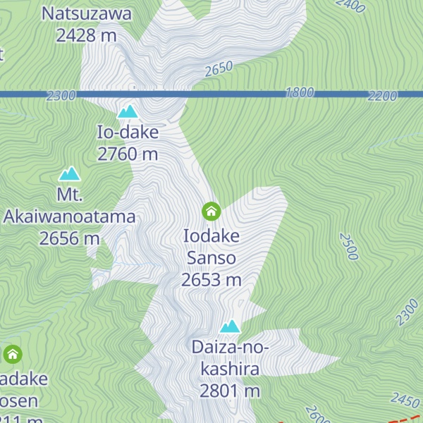 Map of Iodake Sanso