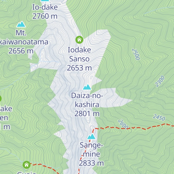 Map of Daiza-no-kashira