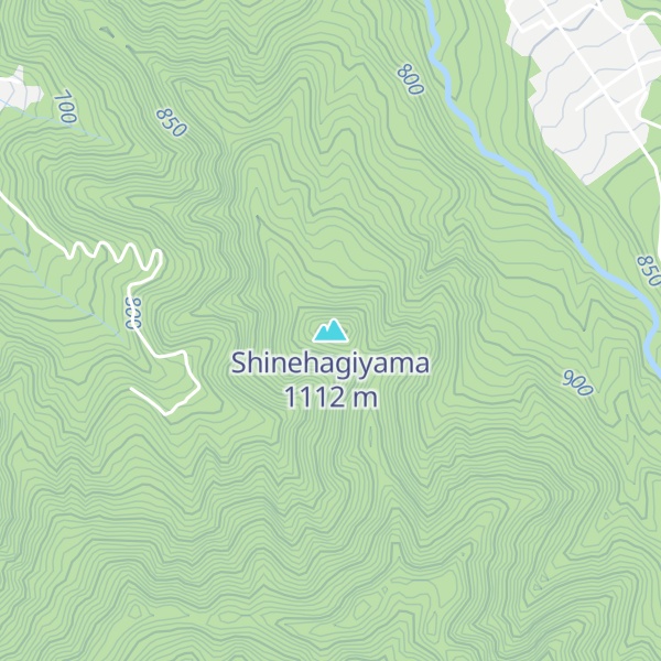 Map of Shinehagiyama