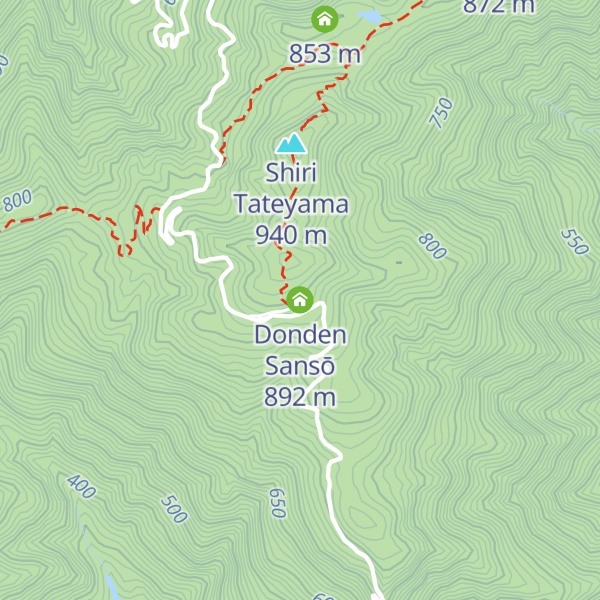 Map of Donden Sansō
