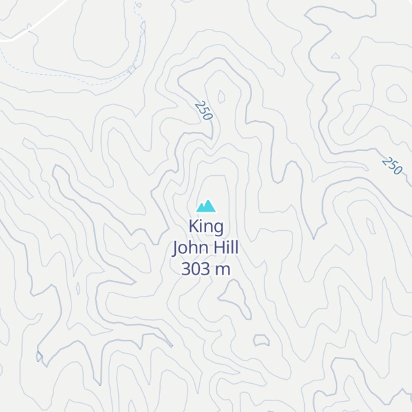 Map of King John Hill