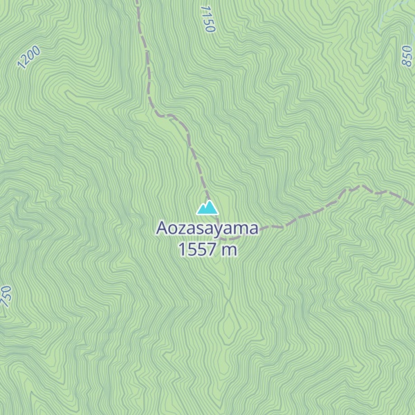 Map of Aozasayama