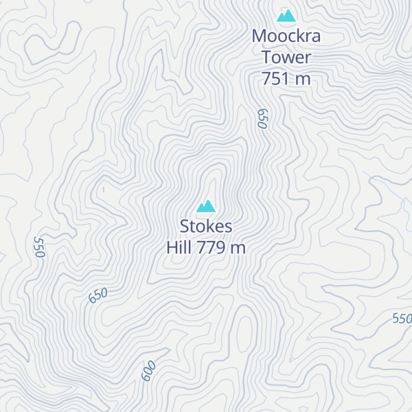 Map of Stokes Hill