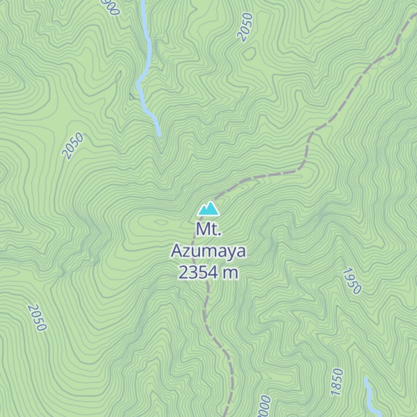 Map of Mt. Azumaya