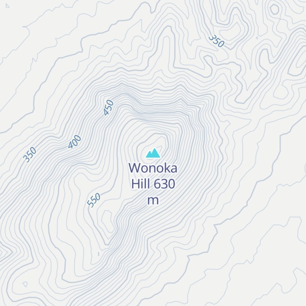 Map of Wonoka Hill