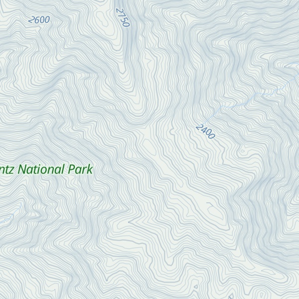 Map of Gooszen Peak