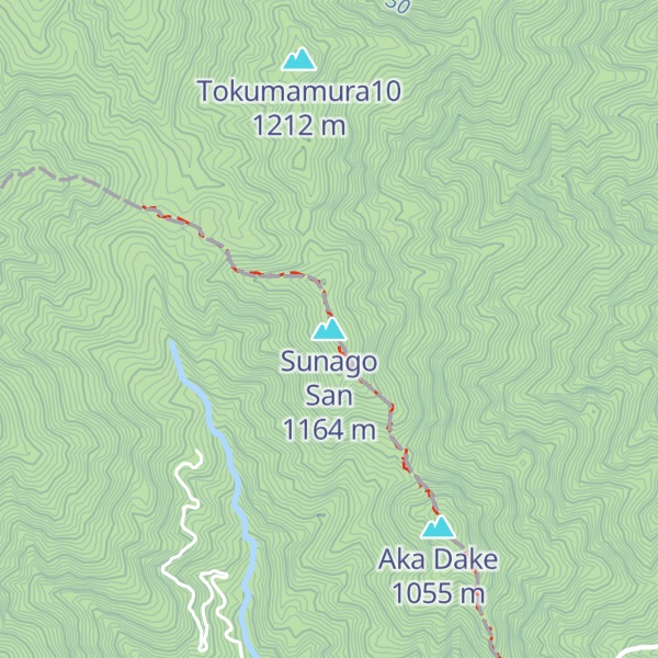 Map of Sunago San