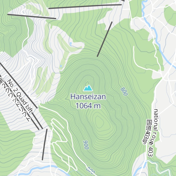 Map of Hanseizan