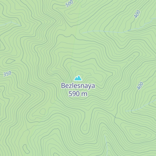 Map of Bezlesnaya