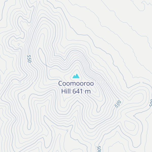 Map of Coomooroo Hill