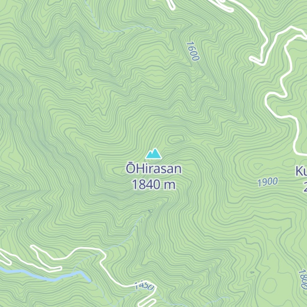 Map of ŌHirasan