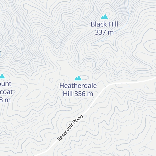 Map of Heatherdale Hill