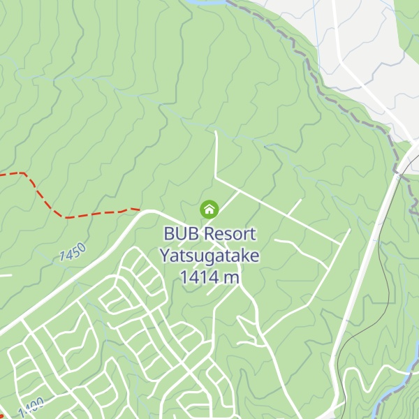 Map of BUB Resort Yatsugatake