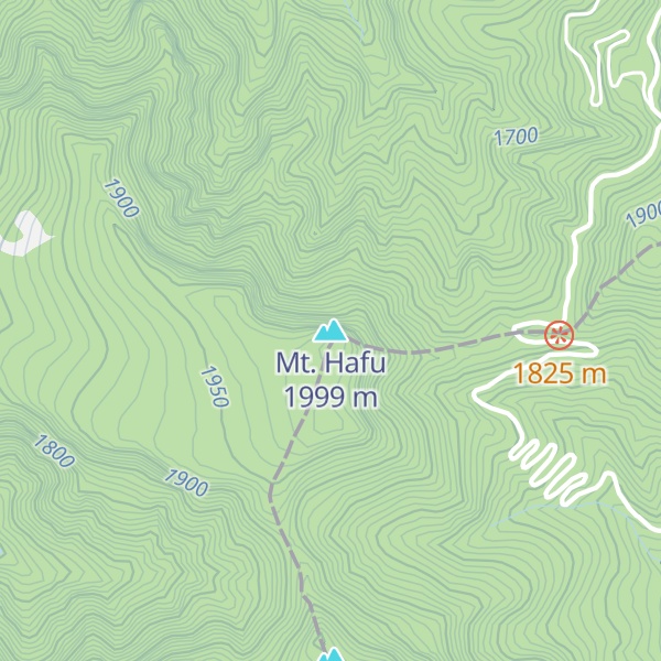 Map of Mt. Hafu