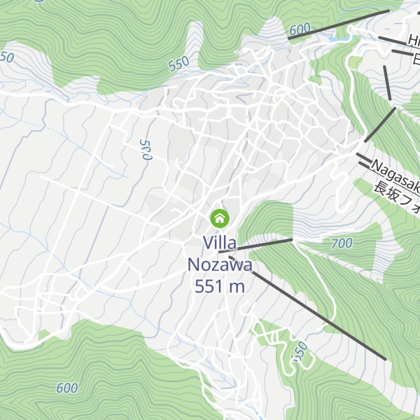 Map of Villa Nozawa