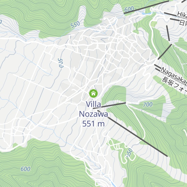 Map of Villa Nozawa