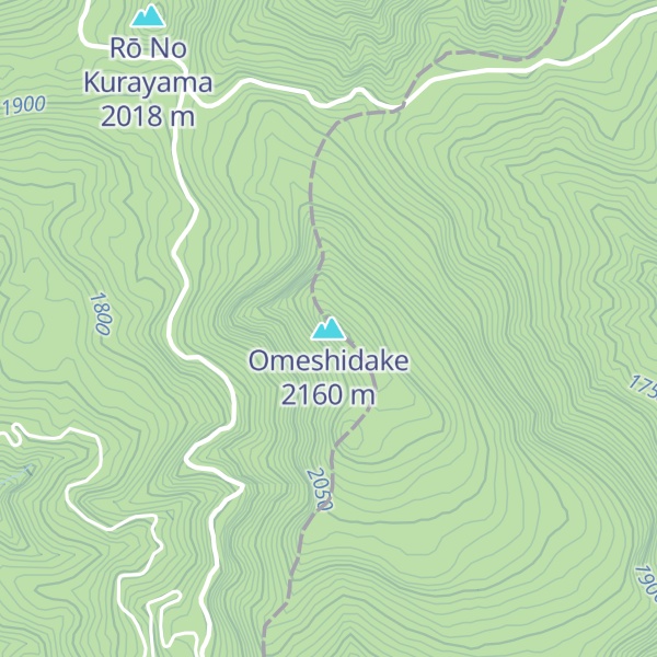 Map of Omeshidake