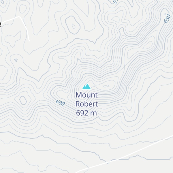 Map of Mount Robert