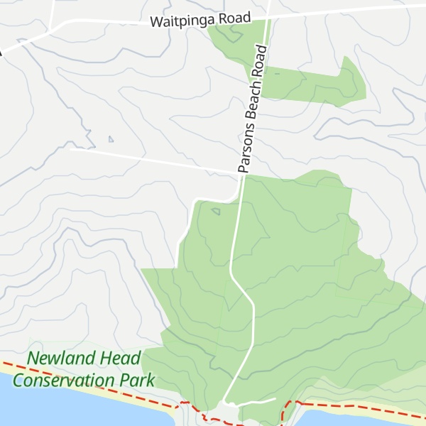Map of Waitpinga Hill