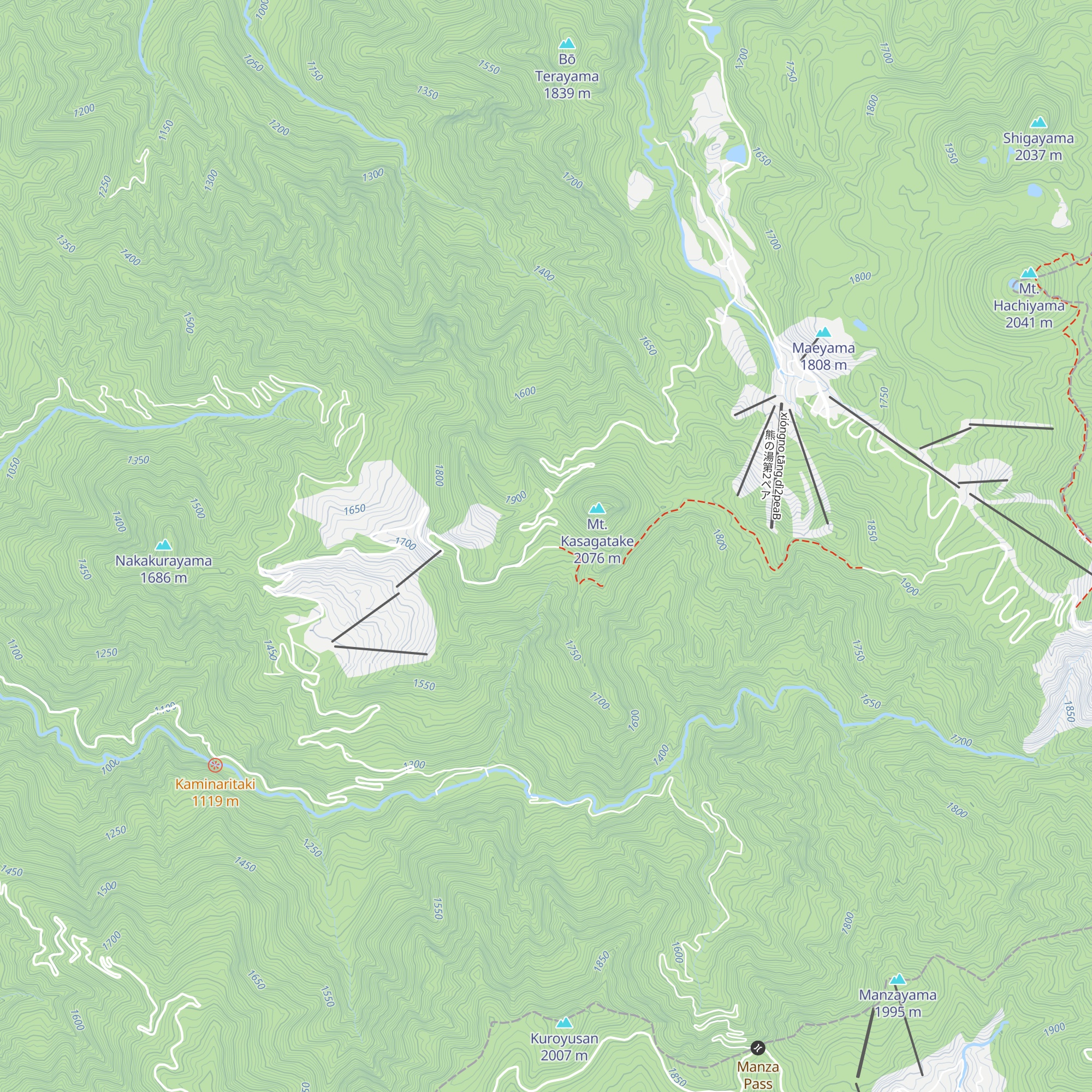 Kasa Dake Hinan Koya map