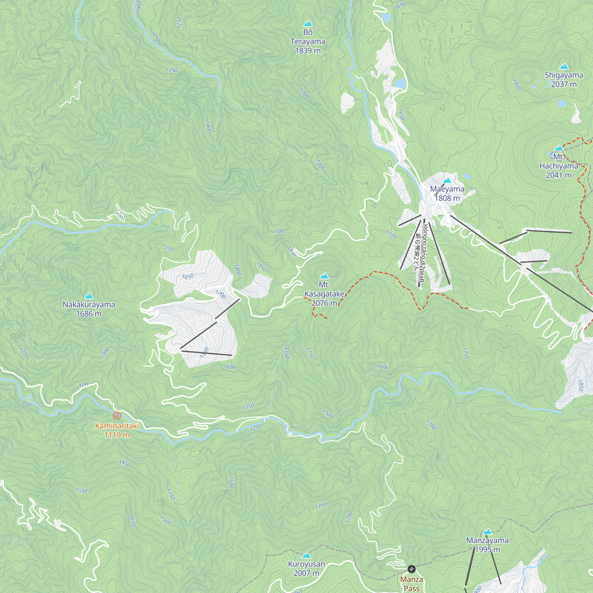 Kasa Dake Hinan Koya map