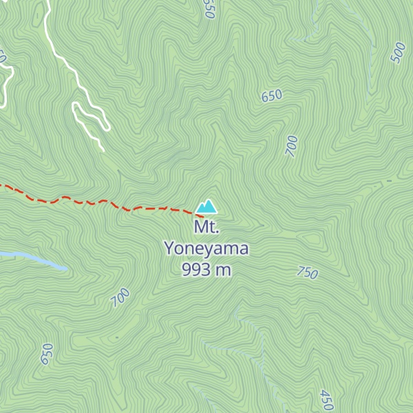 Map of Mt. Yoneyama