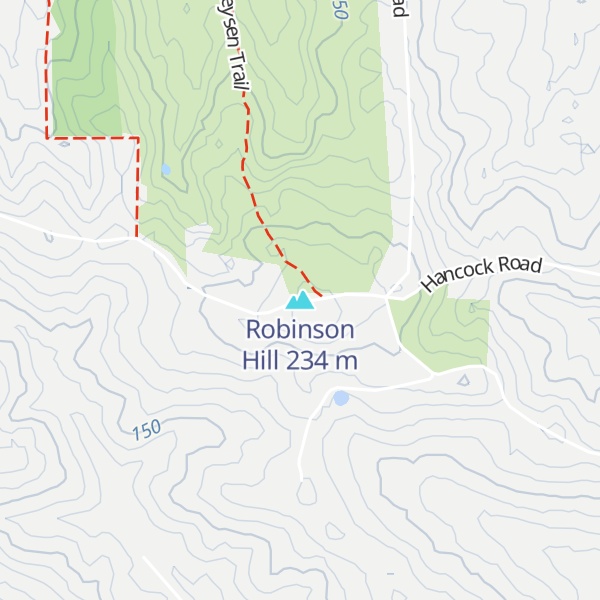 Map of Robinson Hill