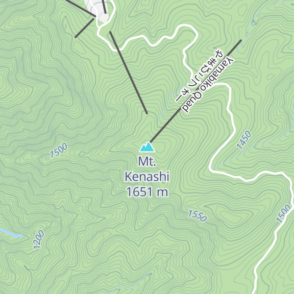 Map of Mt. Kenashi