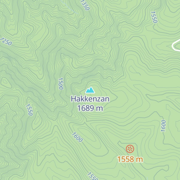 Map of Hakkenzan