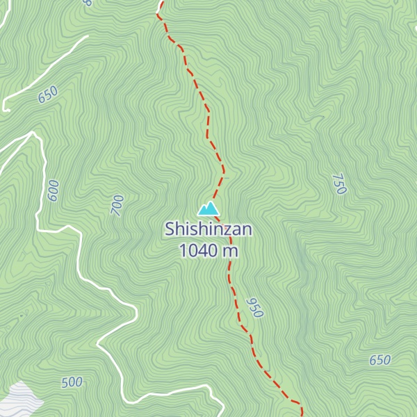 Map of Shishinzan