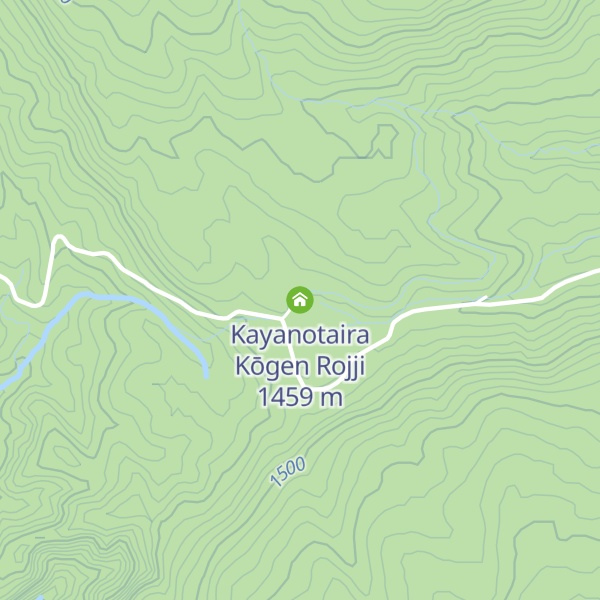 Map of Kayanotaira Kōgen Rojji