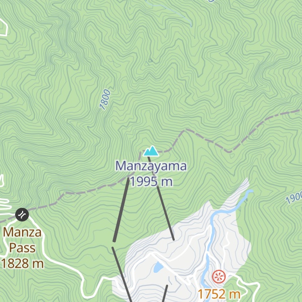 Map of Manzayama