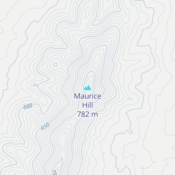 Map of Maurice Hill