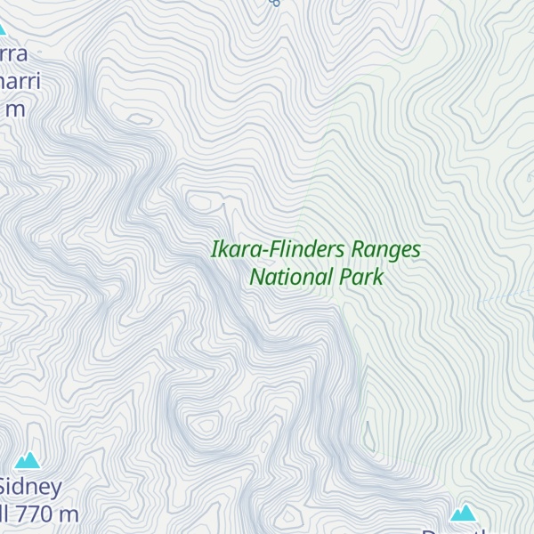 Map of Beatrice Hill