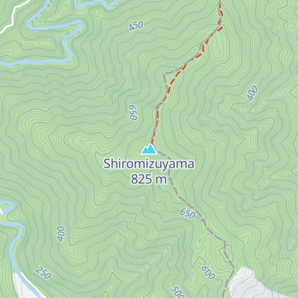 Map of Shiromizuyama