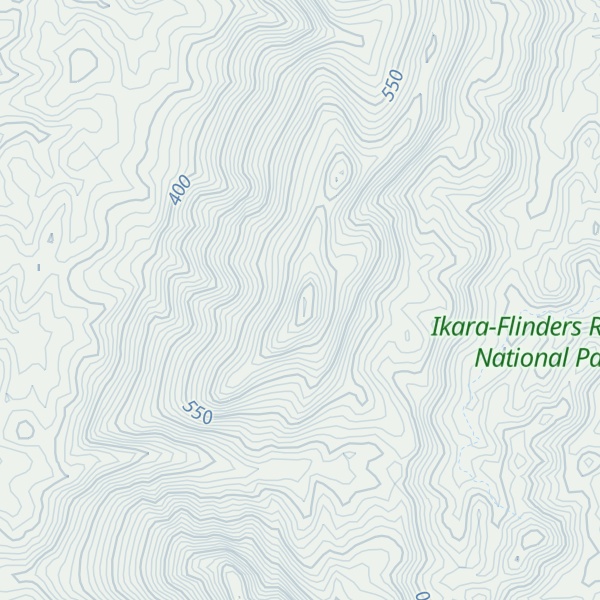 Map of Mount Sinnett
