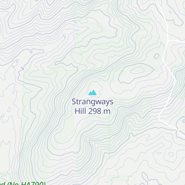 Map of Strangways Hill