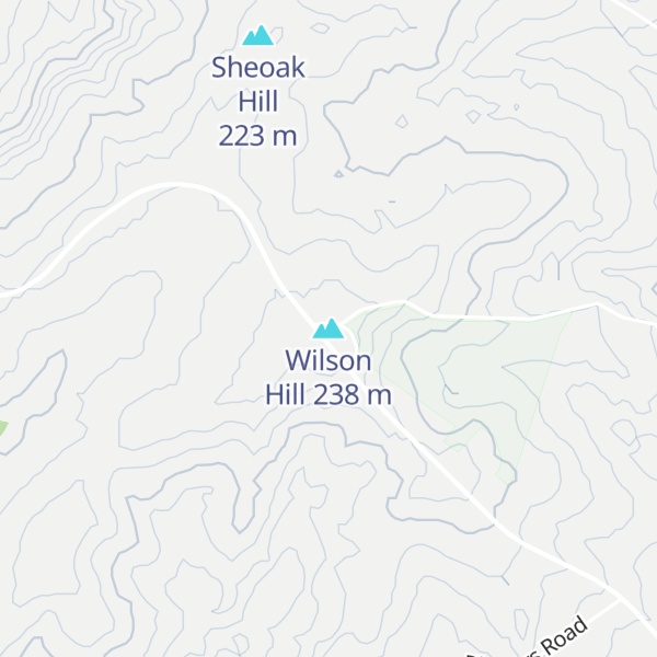 Map of Wilson Hill